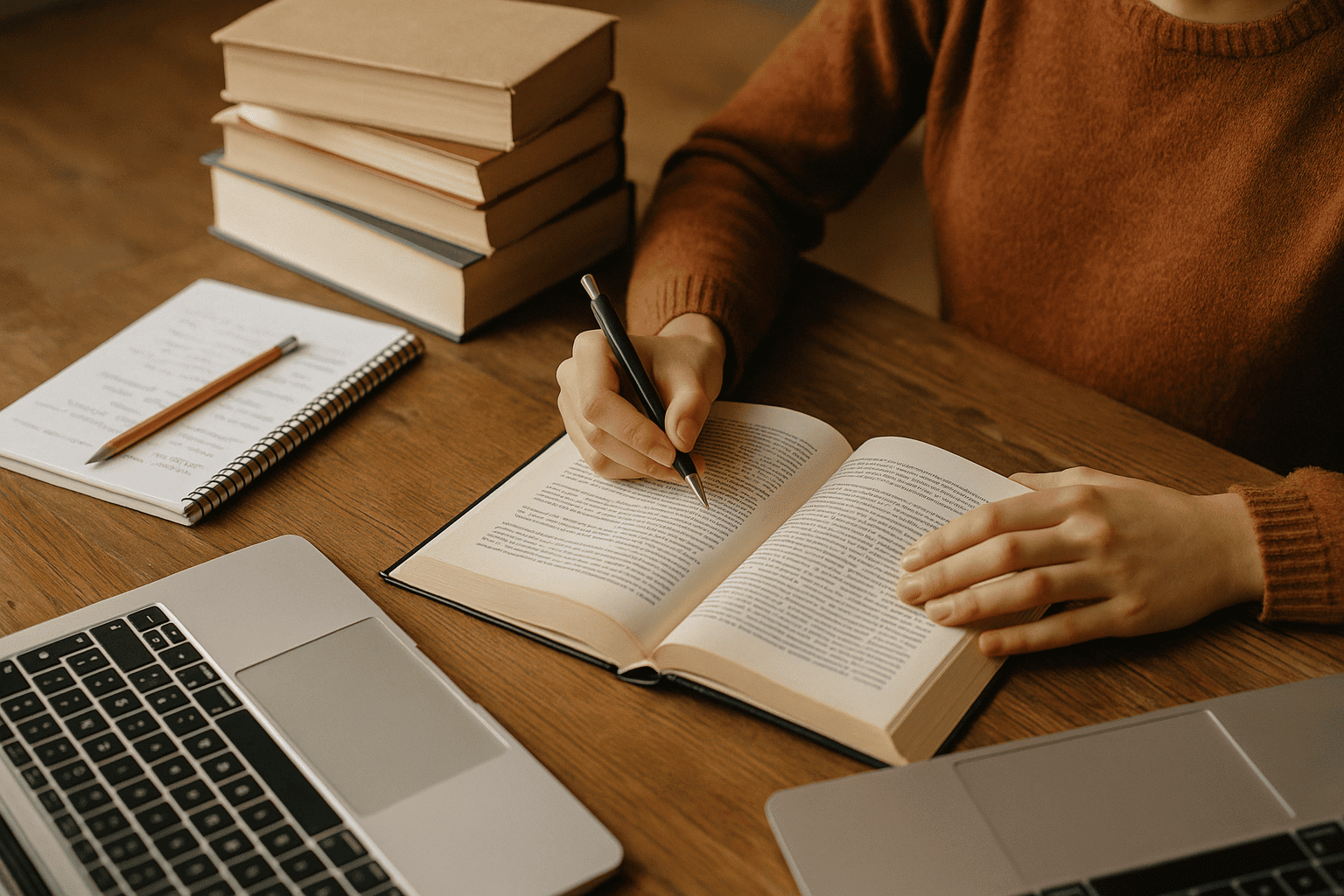 Student preparing for O Level English Literature exam 2025 with books and notes